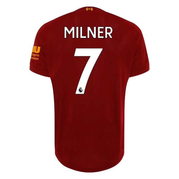Camiseta Liverpool NO.7 Milner Primera equipación 2019-2020 Rojo